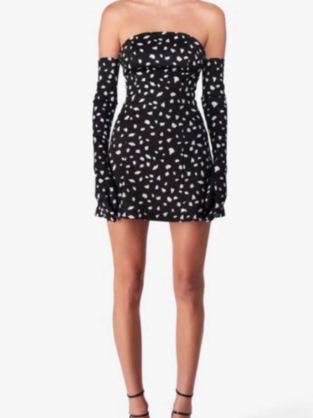 Miscreants London Dalmatian/Polka Dot Mini Dress